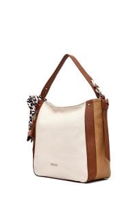 کیف زنانه کلاسیک بژ بند بلند دوشی دری مد