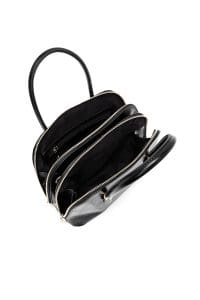 کیف زنانه کلاسیک دستی مشکی بند بلند دری مد