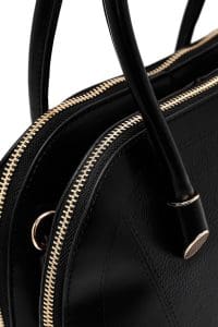 کیف زنانه کلاسیک دستی مشکی بند بلند دری مد