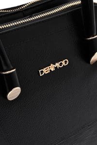 کیف زنانه کلاسیک دستی مشکی بند بلند دری مد