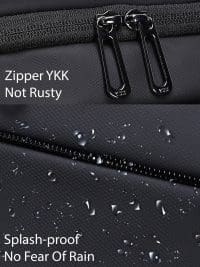 کیف شانه‌ای مردانه مشکی بندبلند D-Pack دری مد