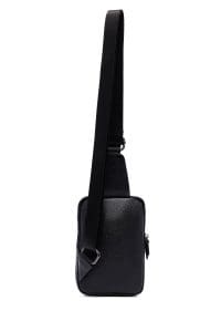 کیف مردانه کراس بادی چرم مشکی مینی دری مد