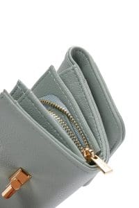 کیف پول سبز زنانه دری مد