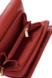 کیف پول قرمز زنانه دری مد