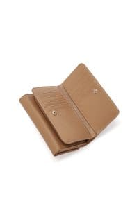 کیف پول قهوه ای زنانه دری مد