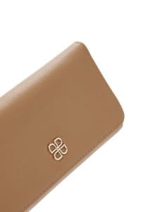 کیف پول قهوه ای زنانه دری مد