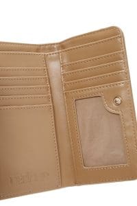 کیف پول قهوه ای زنانه دری مد