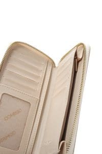 کیف پول لحافی بژ زنانه دری مد