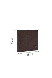 کیف پول مردانه چرم قهوه ای دری مد