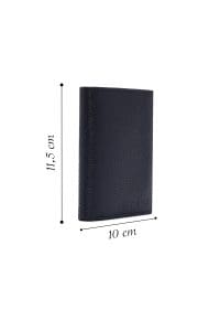 کیف پول مردانه چرمی آبی سرمه ای دری مد