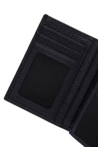 کیف پول مردانه چرمی آبی سرمه ای دری مد