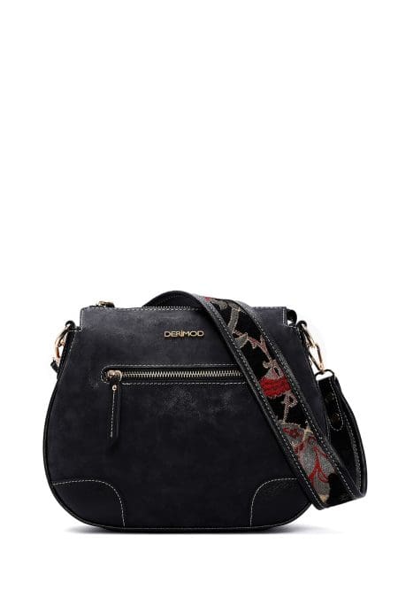 کیف کراس بادی زنانه نوبوک مشکی بند بلند دری مد