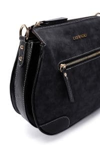 کیف کراس بادی زنانه نوبوک مشکی بند بلند دری مد