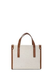 کیف کراس بادی زنانه پارچه‌ای بژ بند بلند دری مد