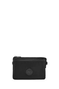 کیف کراس بادی زنانه پارچه‌ای مشکی دری مد