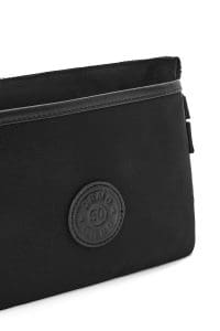 کیف کراس بادی زنانه پارچه‌ای مشکی دری مد