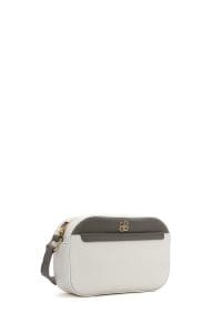 کیف کراس بادی زنانه چرم سفید بند بلند دری مد