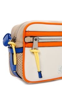 کیف کراس بادی زنانه چرم سفید بند بلند دری مد