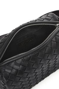 کیف کراس بادی زنانه چرم مشکی بافت‌دار دری مد