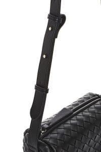 کیف کراس بادی زنانه چرم مشکی بافت‌دار دری مد