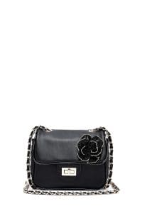 کیف کراس بادی زنانه چرم مشکی بند بلند مینی کلاسیک دری مد