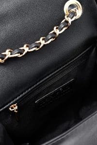 کیف کراس بادی زنانه چرم مشکی بند بلند مینی کلاسیک دری مد