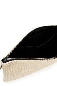 کیف کلاچ زنانه طلایی بند بلند زنجیری حصیری دری مد