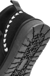 بوت تدی زنانه جیر مشکی خز دار دری مد