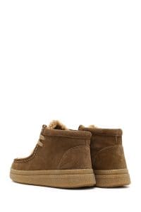 بوت تدی زنانه جیر ویزون بنددار تخت‌ضخیم دری مد