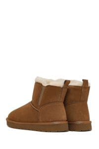 بوت تدی زنانه جیر کاراملی دری مد