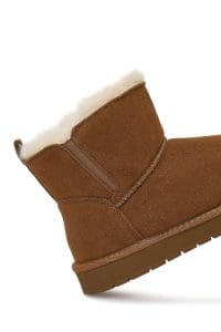 بوت تدی زنانه جیر کاراملی دری مد