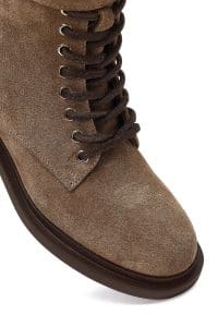 بوت زنانه جیر ویزون زیپ‌دار بنددار دری مد