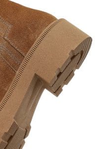 بوت زنانه جیر ویزون زیپ‌دار تخت‌ضخیم دری مد