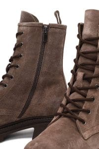 بوت زنانه جیر ویزون زیپ‌دار دری مد