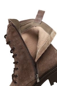 بوت زنانه جیر ویزون زیپ‌دار دری مد