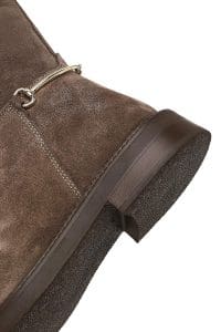 بوت زنانه جیر ویزون زیپ‌دار سگک‌دار دری مد