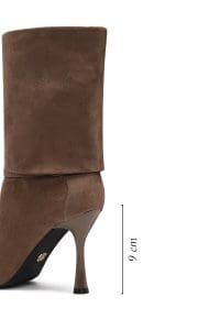 بوت زنانه جیر ویزون پاشنه‌نازک دری مد