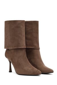 بوت زنانه جیر ویزون پاشنه‌نازک دری مد