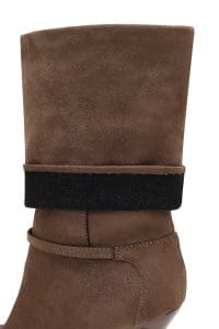 بوت زنانه جیر ویزون پاشنه‌نازک دری مد