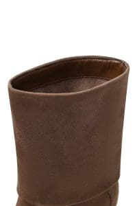 بوت زنانه جیر ویزون پاشنه‌نازک دری مد