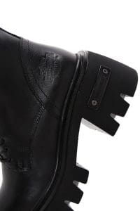 بوت زنانه مشکی چرمی بنددار هارلی دیویدسون