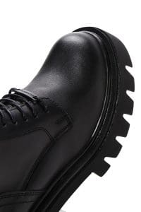 بوت زنانه مشکی چرمی بنددار هارلی دیویدسون