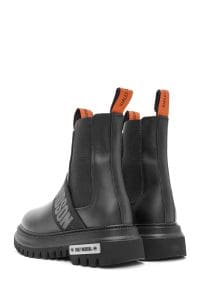 بوت زنانه مشکی چرمی چلسی هارلی دیویدسون