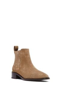 بوت زنانه ویزون جیر چرمی چلسی دری مد