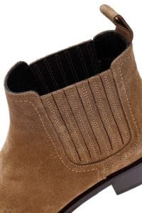 بوت زنانه ویزون جیر چرمی چلسی دری مد