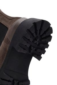 بوت زنانه ویزون جیر چرمی چلسی دری مد