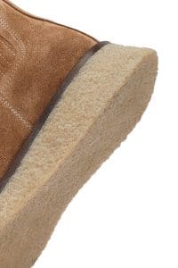 بوت چلسی زنانه شتری سوییت چرم ضخیم دری مد