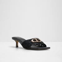 دمپایی زنانه پاشنه بلند مشکی آلدو COTEAZUR – ALDO