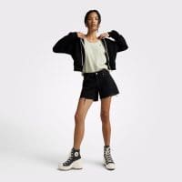 لوفر لژدار کانورس آل استار Chuck 70 De Luxe Heel مشکی زنانه اورجینال