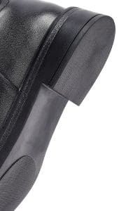 چکمه زنانه مشکی چرمی زیپ‌دار دری مد